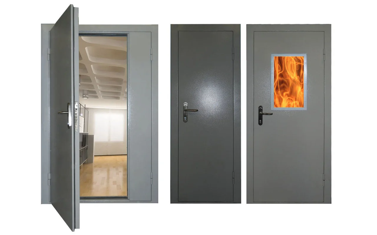 Fireproof iron doors